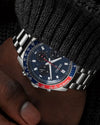 Seiko Prospex Speedtimer Solar Chronograph Blue Dial Stainless Steel Watch (SSC913P1)
