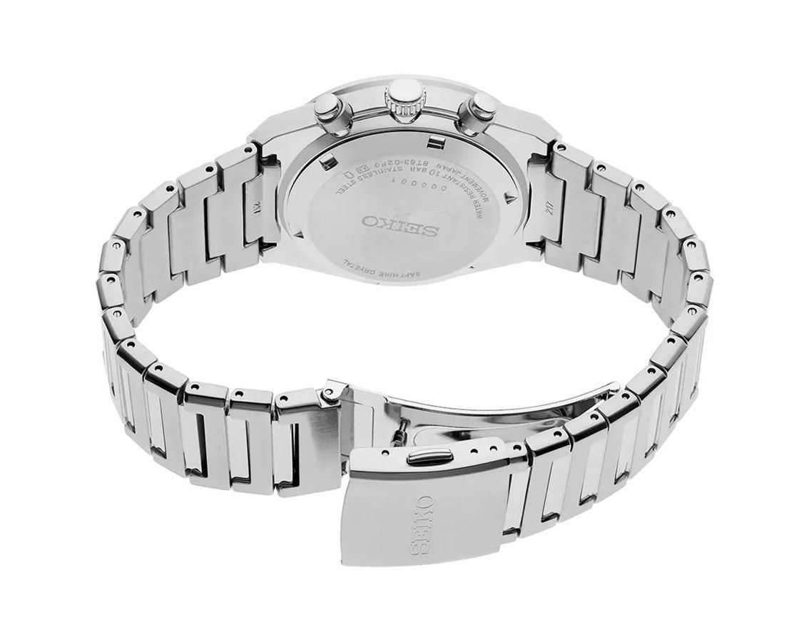 Seiko Sport Chronograph Quartz Green Dial Stainless Steel Watch (SSB461P1)