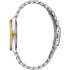 Seiko SUR558P1 dial with gold-tone baton indices and date at 3 o'clock
