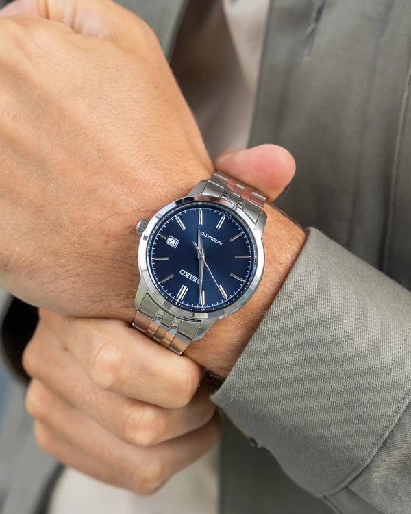 Seiko Automatic Blue Dial Stainless Steel Watch (SRPH87K1)