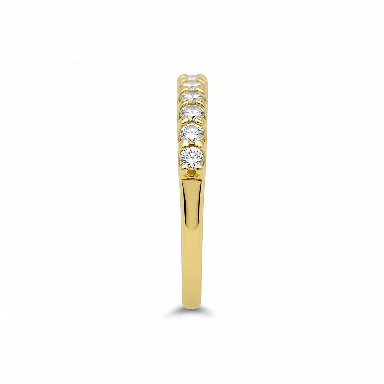 9ct Yellow Gold Eternity Lab Grown Diamond Ring - Cassim & Co South Africa