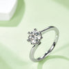 6 Claw Round 1ct Moissanite Ring – MO1B - Cassim & Co South Africa