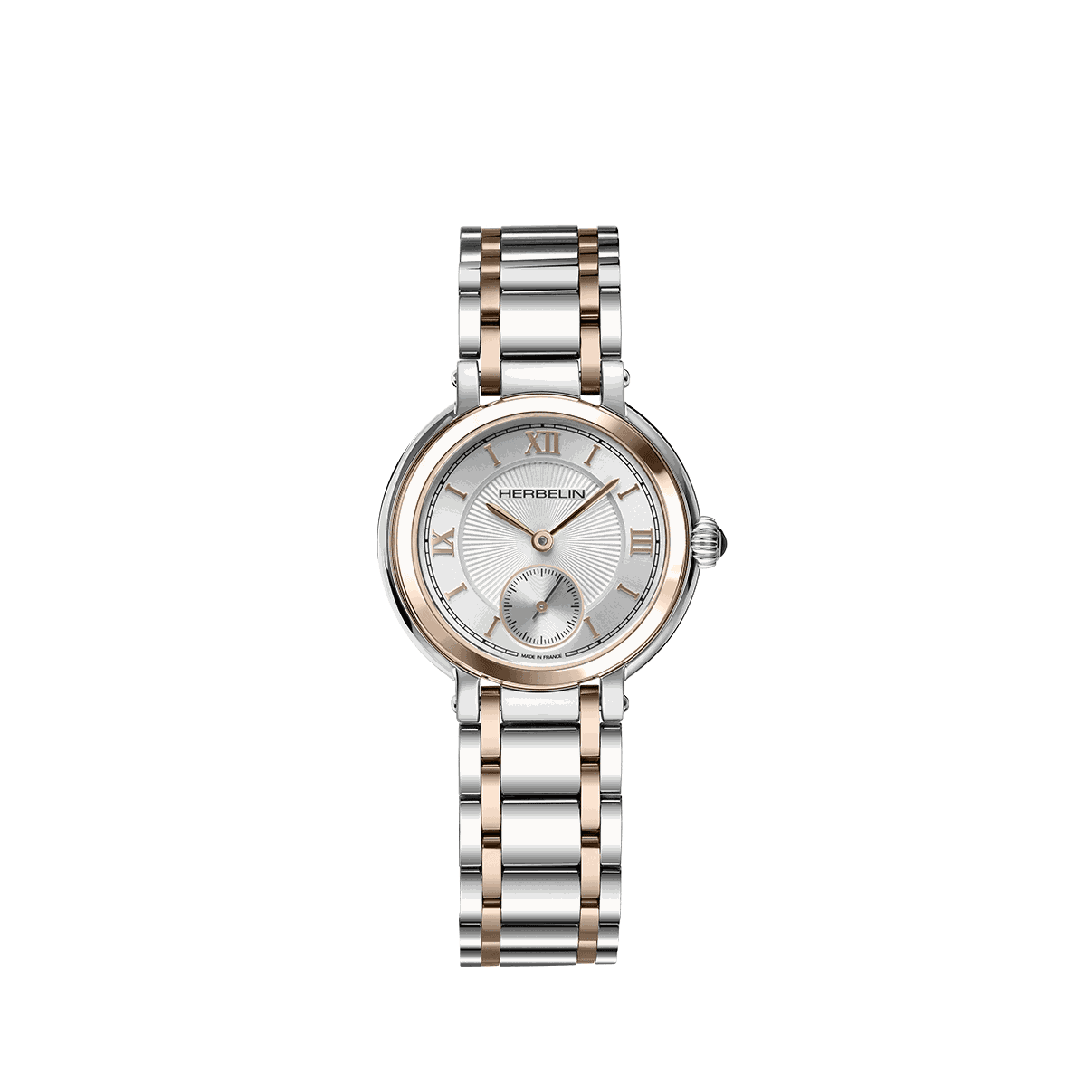 Michel Herbelin Galet Small Seconds Rose Gold PVD Men’s Watch - Cassim & Co South Africa