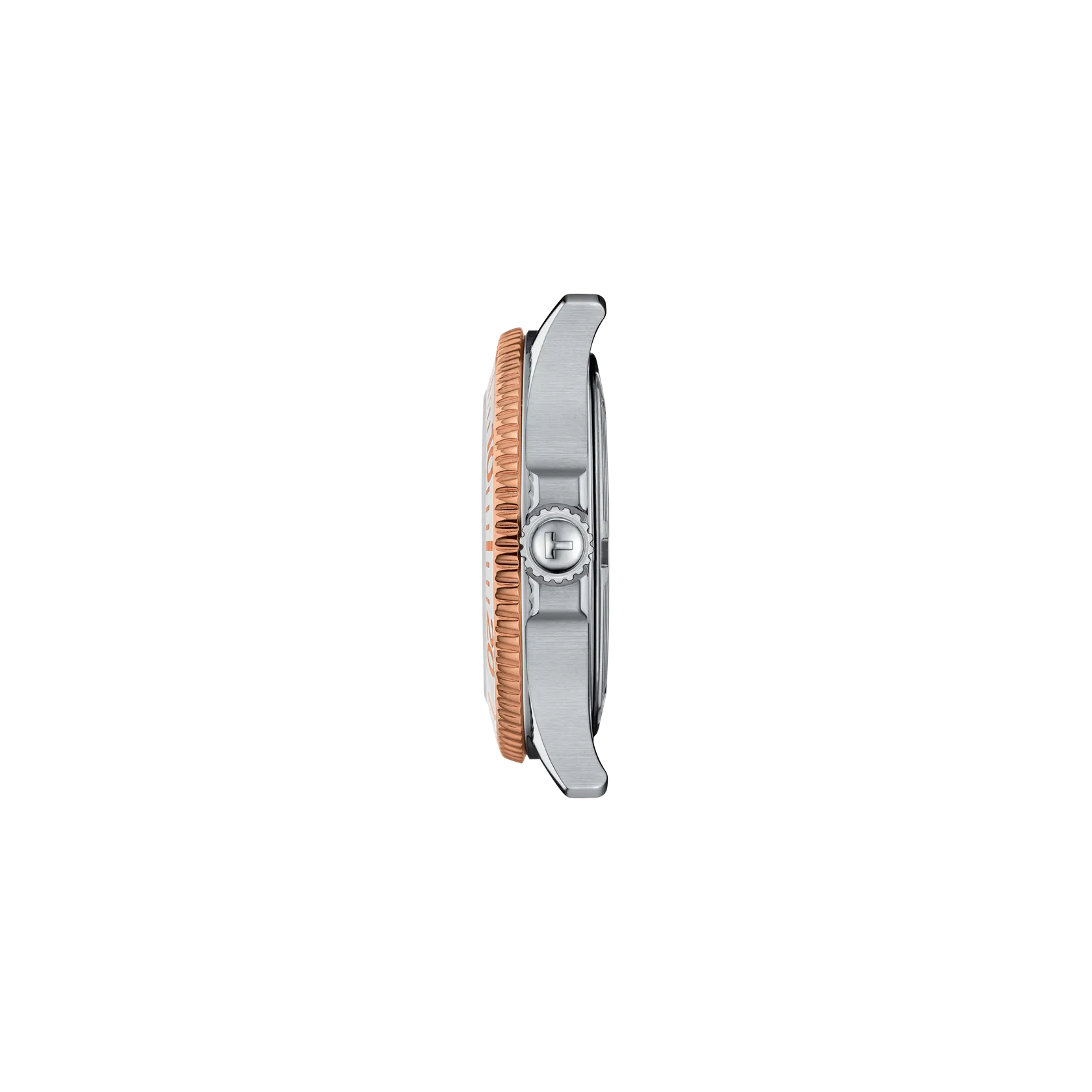 Tissot Seastar 1000 Quartz 36mm Mother-of-Pearl Two-Tone Rose Gold PVD Watch (T120.210.22.111.00) - Cassim & Co South Africa