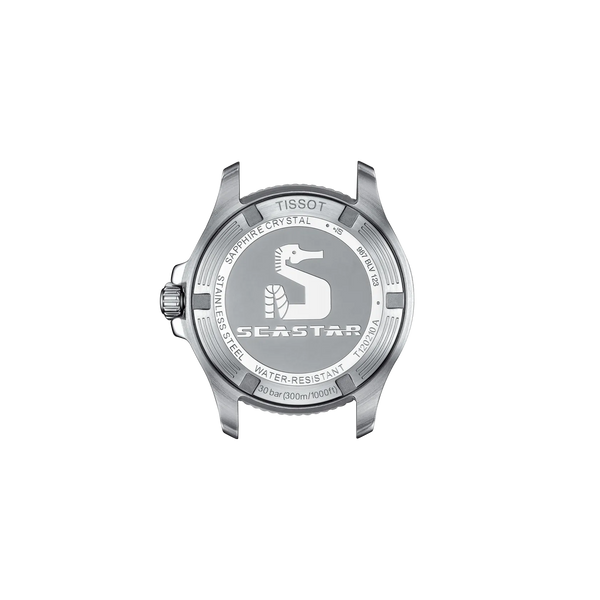 Tissot Seastar 1000 Quartz 36mm Mother-of-Pearl Two-Tone Rose Gold PVD Watch (T120.210.22.111.00) - Cassim & Co South Africa