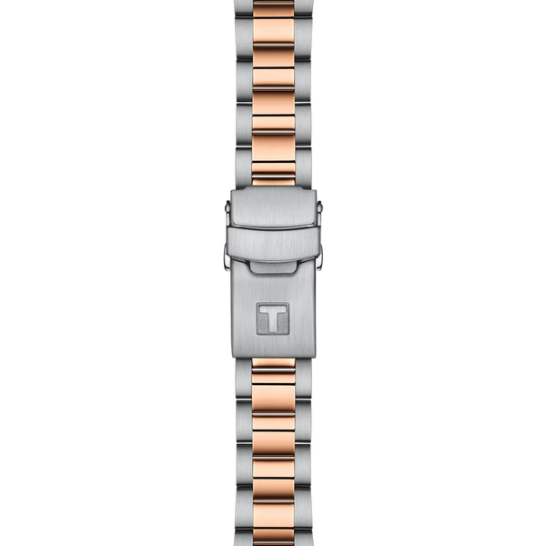 Tissot Seastar 1000 Quartz 36mm Mother-of-Pearl Two-Tone Rose Gold PVD Watch (T120.210.22.111.00) - Cassim & Co South Africa