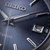 Seiko SUR371P1 Quartz Blue Dial Titanium Date Watch (SUR371P1)