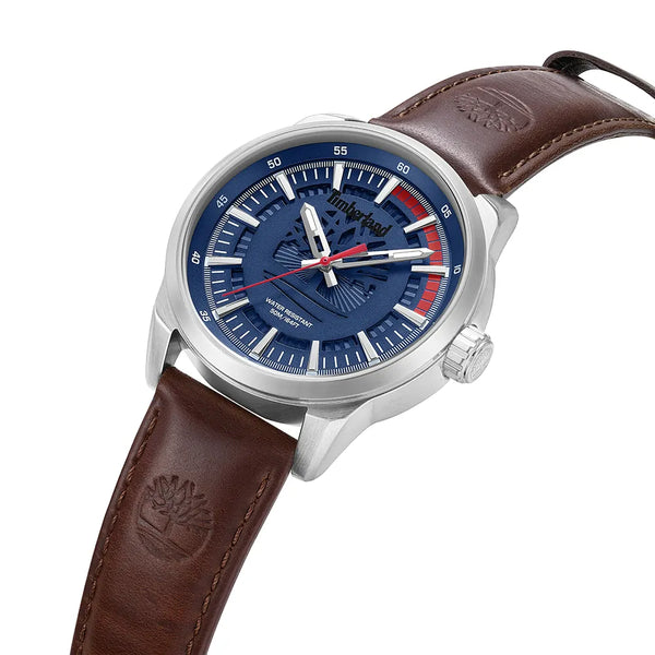 Timberland Blue Dial Brown Leather - TDWGA0083202 - Cassim & Co South Africa