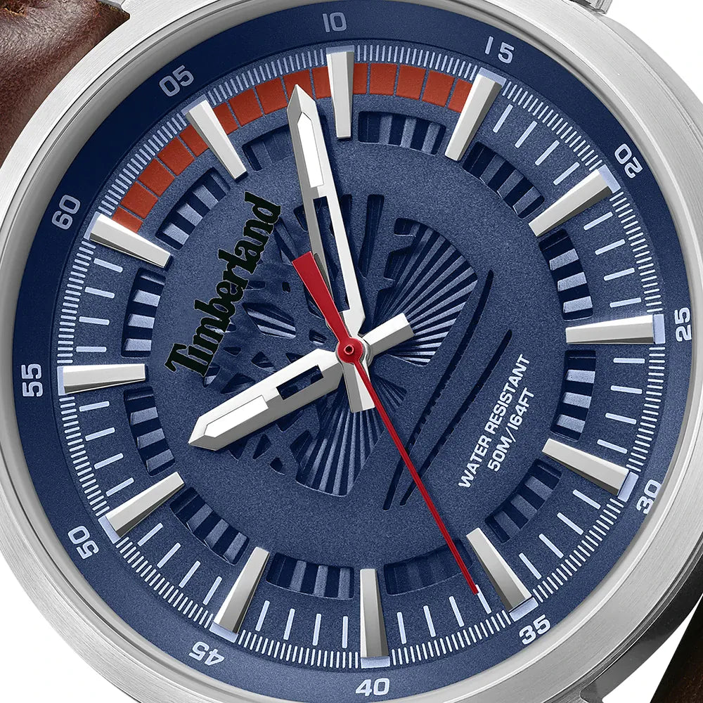 Timberland Blue Dial Brown Leather - TDWGA0083202 - Cassim & Co South Africa