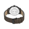 Timberland Driscoll Quartz Blue Dial Gunmetal Case Leather Strap Watch (TDWGA0094703)