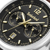 Timberland Northbridge Dual Time Quartz Black Dial Stainless Steel Watch (TDWGF0094402)