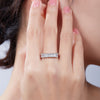 Emerald Cut Eternity Moissanite Ring – M95D - Cassim & Co South Africa