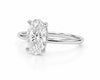 9ct White Gold 2ct Oval Lab Grown Diamond Ring - Cassim & Co South Africa
