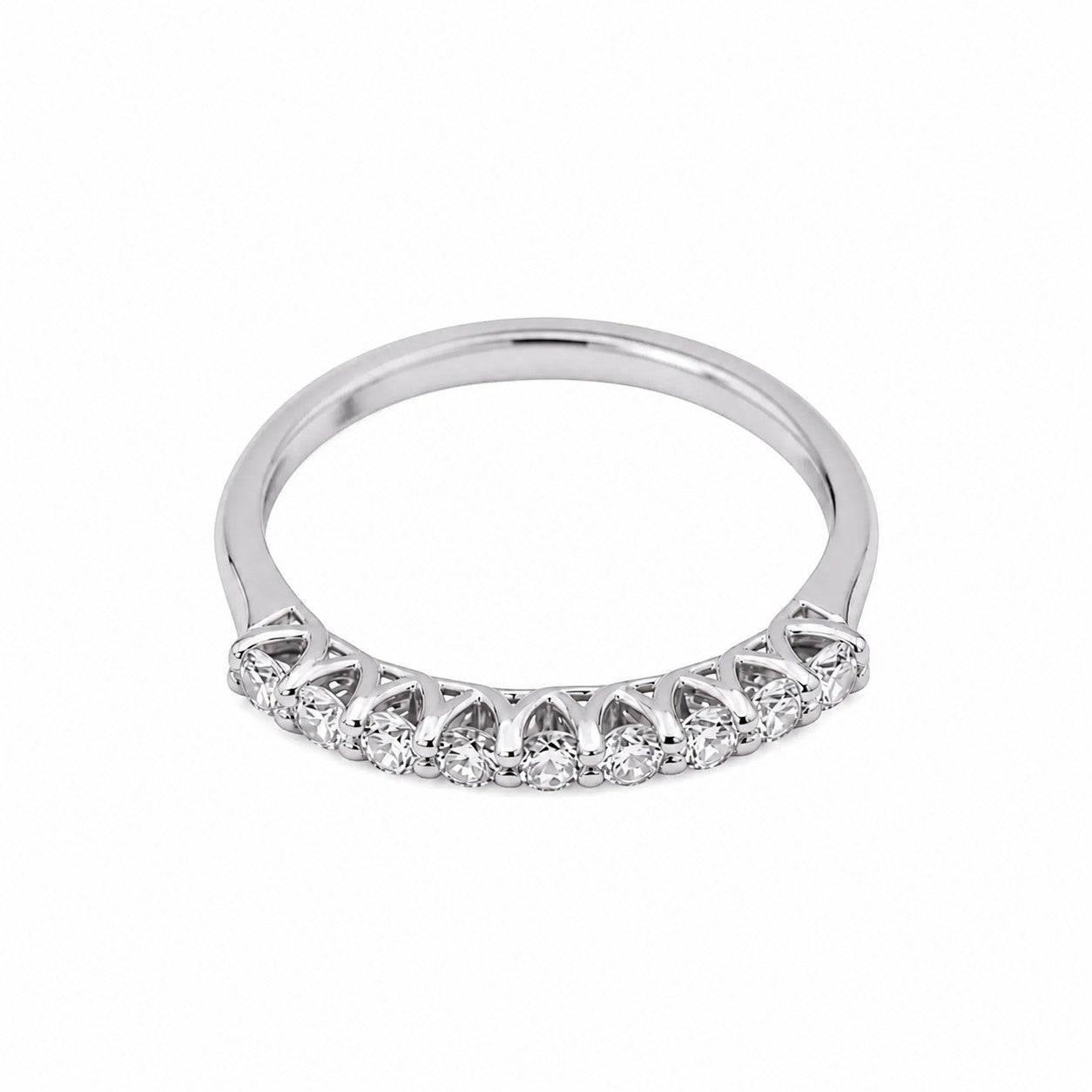 9ct White Gold Eternity Lab Grown Diamond Ring - Cassim & Co South Africa