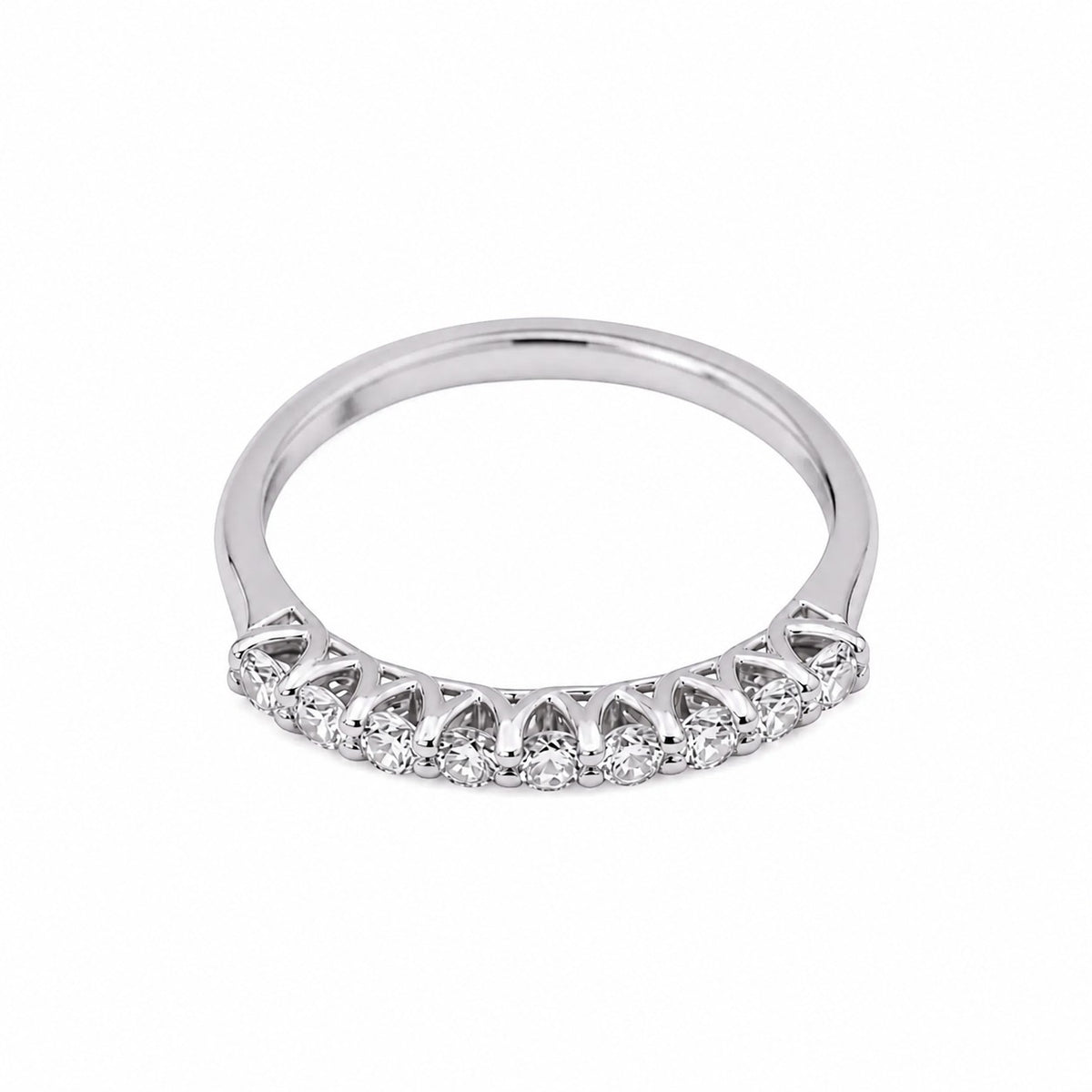 9ct White Gold Eternity Lab Grown Diamond Ring - Cassim & Co South Africa