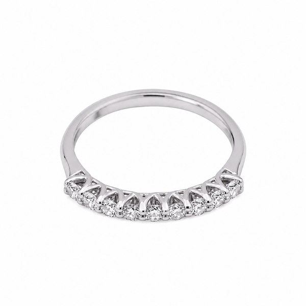 9ct White Gold Eternity Lab Grown Diamond Ring