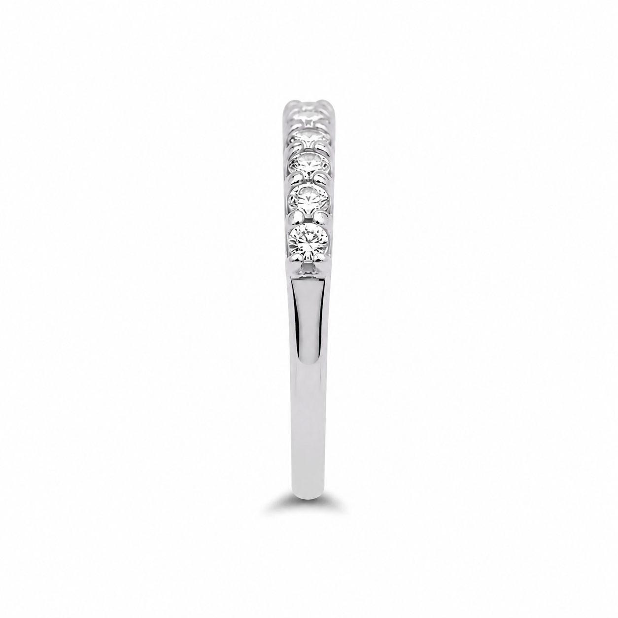 9ct White Gold Eternity Lab Grown Diamond Ring