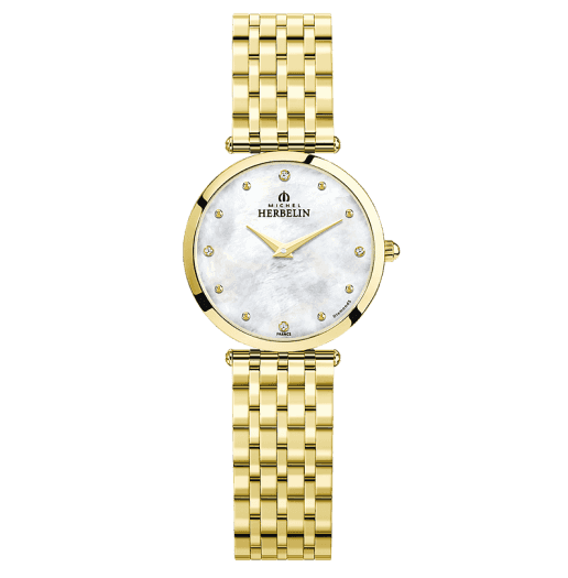 Michel Herbelin Epsilon 17116/BP89 — 28mm Diamond Mother-of-Pearl