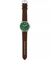 Fossil Garrett Quartz Multifunction Green Dial Brown Leather Watch (FS6147)