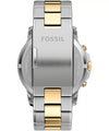 Fossil Grant Chronograph Two-Tone Stainless Steel Blue Dial Watch (FS6132)