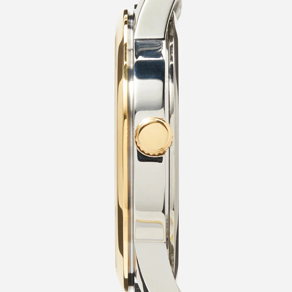 Seiko Essentials Quartz White Dial Two-Tone Stainless Steel Watch (SUR402P1)