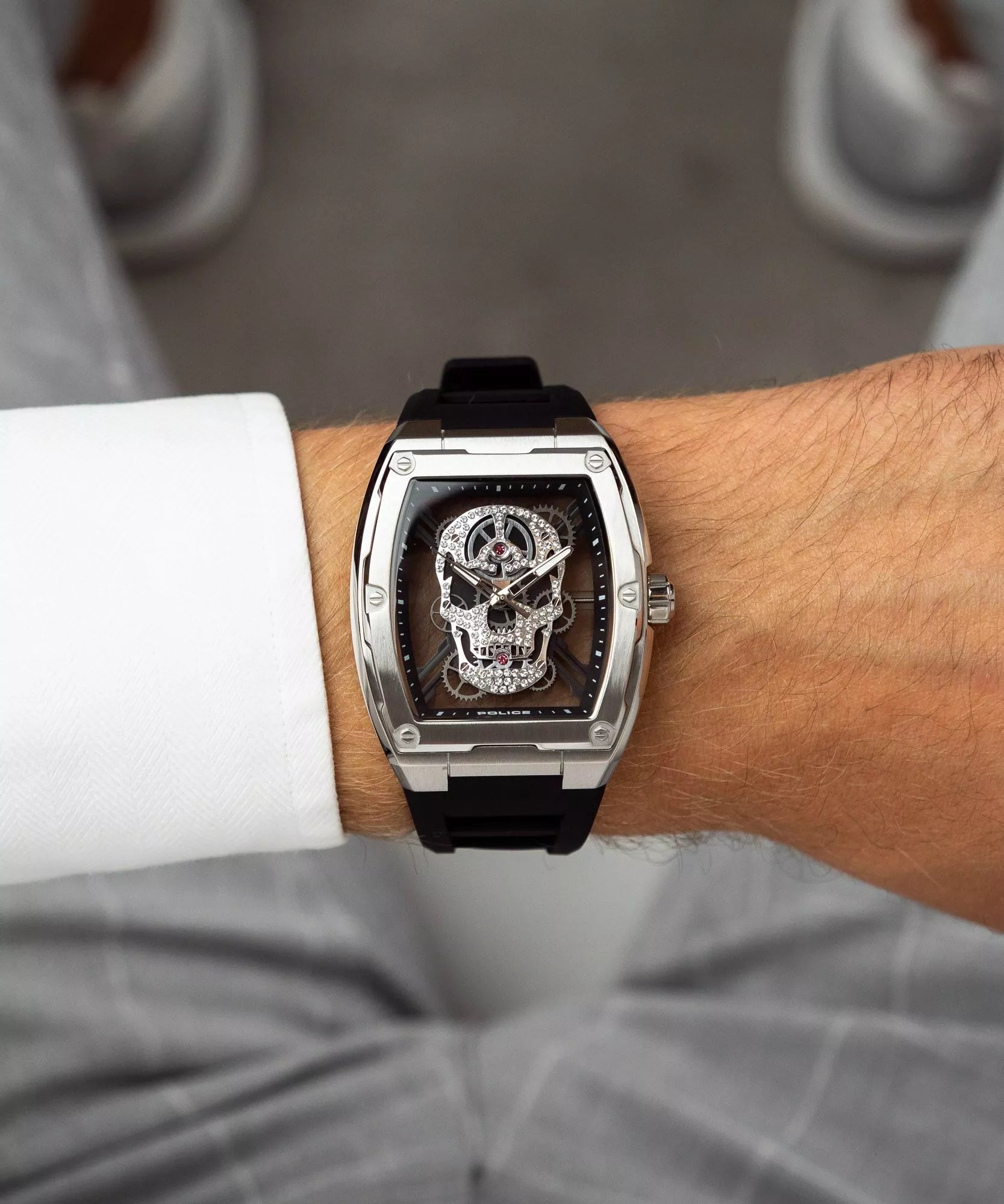 Police Cranium Skeleton PEWJM0081301