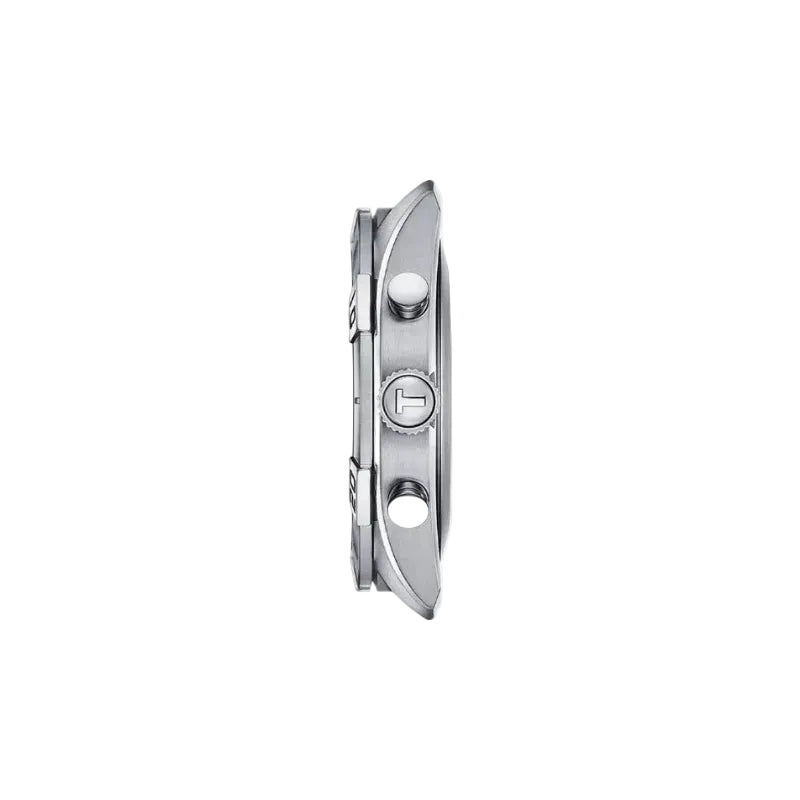 Tissot PR 100 44mm stainless steel case and bracelet with deployment clasp
