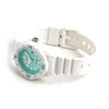 Casio LRW-200H Quartz Cyan Dial White Resin Diver Watch 100m (LRW-200H-3CVDF)