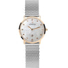 “Michel Herbelin City 16915/PR59B — front view mother-of-pearl dial with rose-gold spinel indices, 30.5mm rose-gold PVD case”