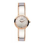 Michel Herbelin M-Band 17056/BTR19 ladies watch with rose gold PVD case, mother-of-pearl dial, and integrated stainless steel bracelet