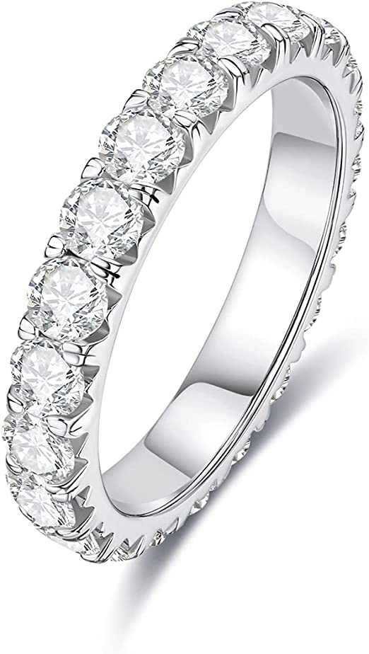 Full Eternity Moissanite Band