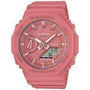 Casio Baby-G GMA-S2100-4A2ER coral pink octagonal quartz watch with resin strap and Carbon Core Guard case