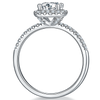 Round Cut Moissanite Ring