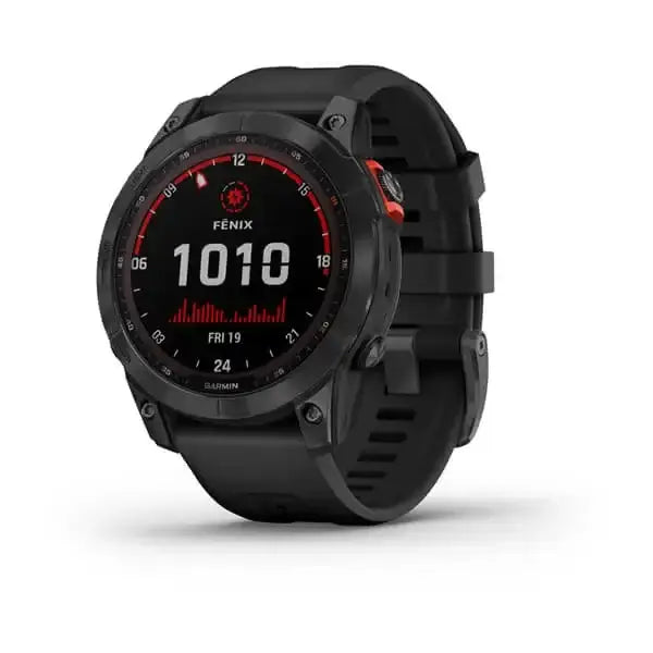 Garmin Fenix 7 Solar Edition Slate Grey with Black Band. - Cassim & Co South Africa