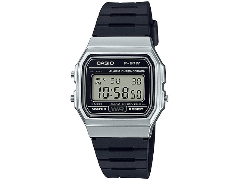 Casio Standard Square Silver F-91WM-7ADF