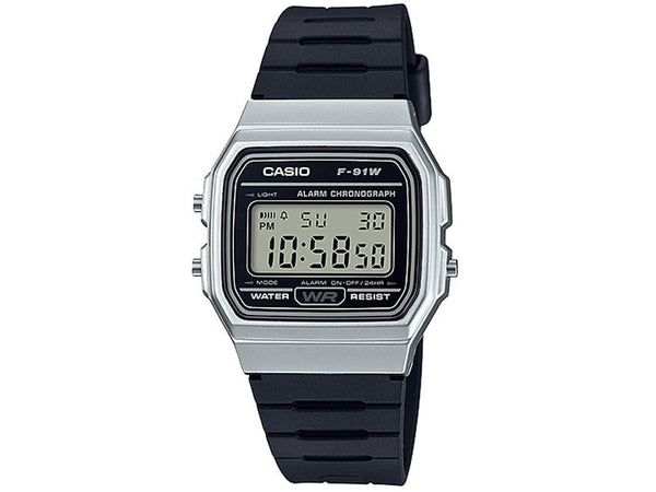 Casio Standard Square Silver F-91WM-7ADF