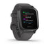 Garmin Venu Sq Slate Aluminium Bezel with Shadow Grey and Silicone Band. - Cassim & Co South Africa
