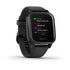Garmin Venu Sq  Music Edition Slate Aluminium Bezel with Black Case and Silicone Band. - Cassim & Co South Africa