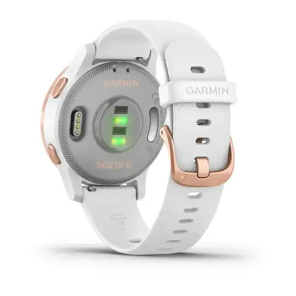 Garmin Vivoactive 4S White with Rose-Gold Hardware. - Cassim & Co South Africa