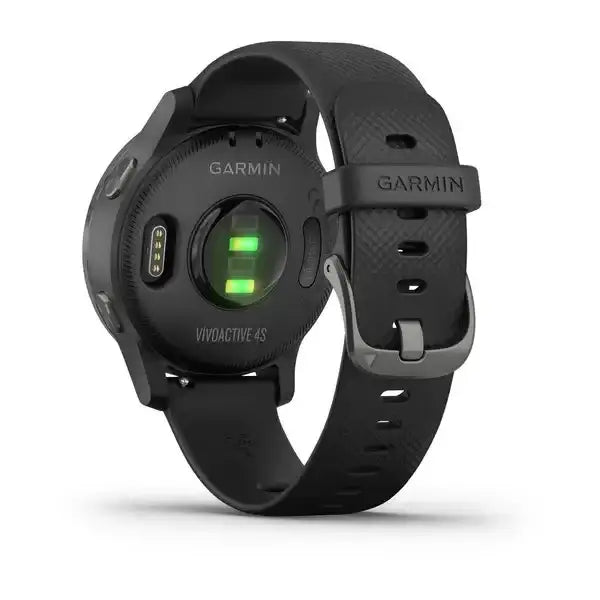 Garmin Vivoactive 4S Black with Slate Hardware. - Cassim & Co South Africa