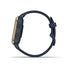 Garmin Venu Sq Music Edition Light Gold Aluminium Bezel with Navy Case and Silicone Band. - Cassim & Co South Africa